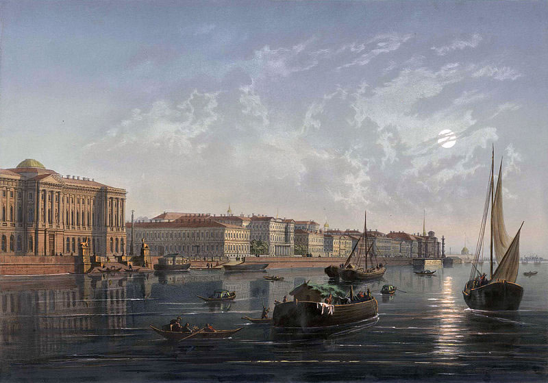 File:Universitetskaya Embankment, 19th century.jpg