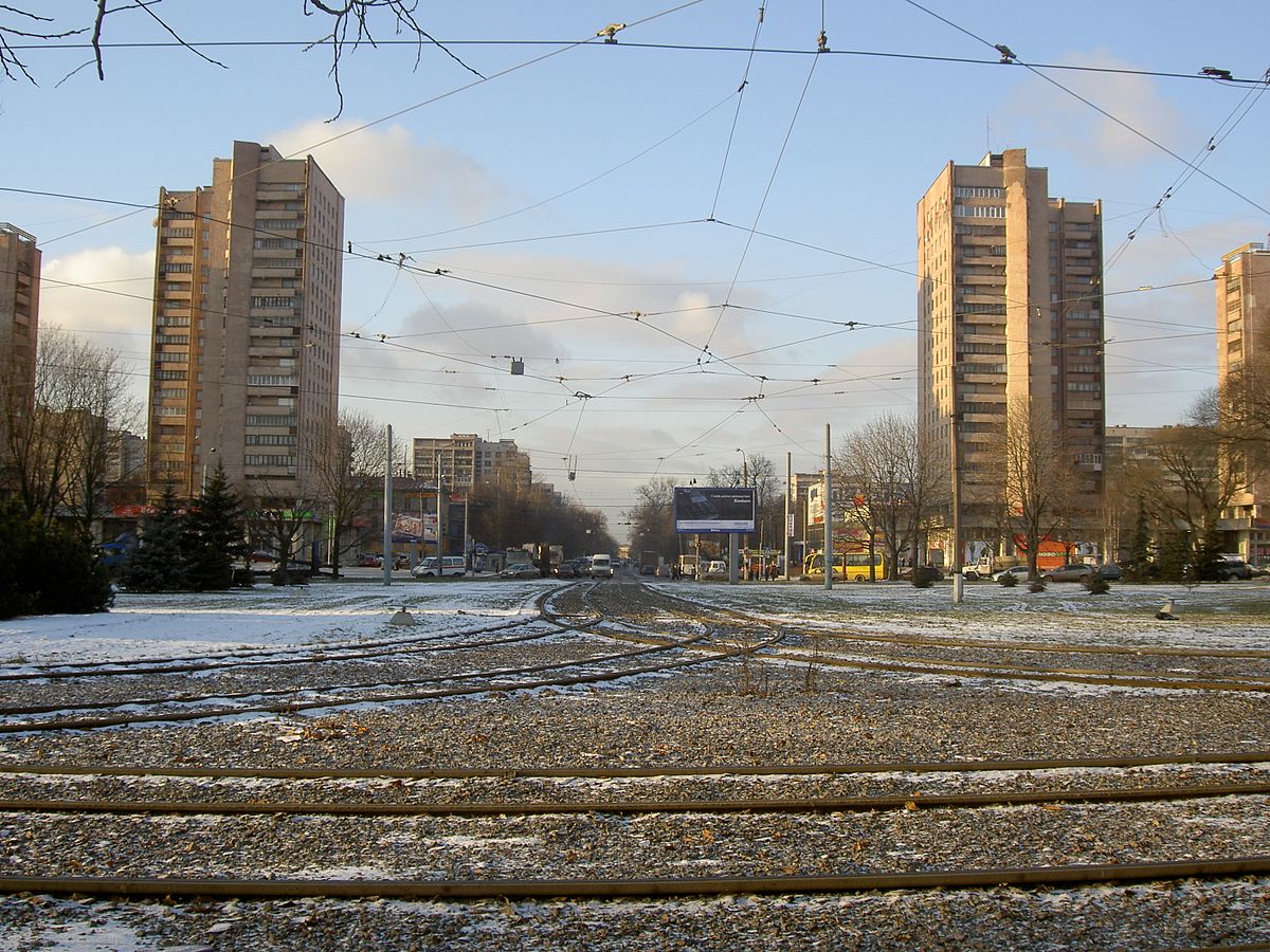001Tram switch at Muzhestva square in Saint Petersburg 002